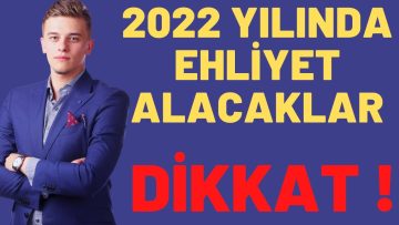 2022 YILI EHLİYET NASIL ALINIR / 2022 YILI EHLİYET FİYATLARI/ EHLİYET YENİLEME /EHLİYET RANDEVU ALMA